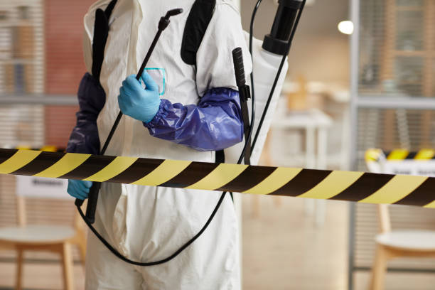Professional Biohazard technician working in Orondo, WA